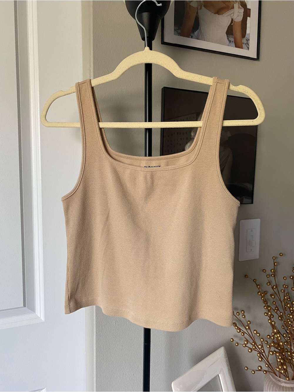 Old Navy Ribbed Square-Neck Tank Top